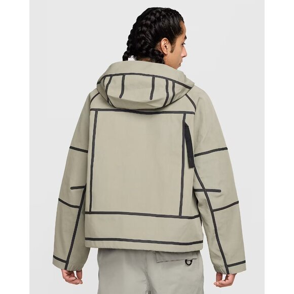 Nike Tech Men's Storm-FIT Hooded Full Zip Rain Jacket Size Large-TALL HM9473-320 - Picture 2 of 9